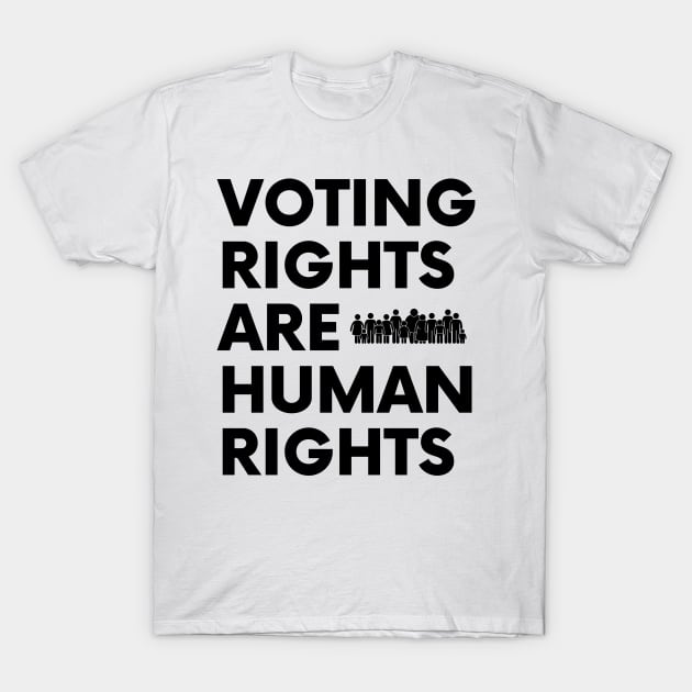 Voting Rights Are Human Rights T-Shirt by FairyNerdy